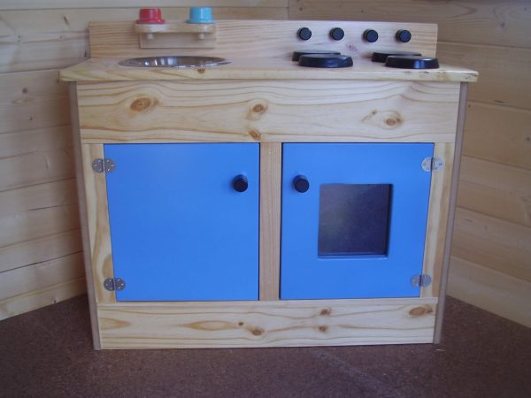 Kids Wooden Sink & Stove Combination Play Unit