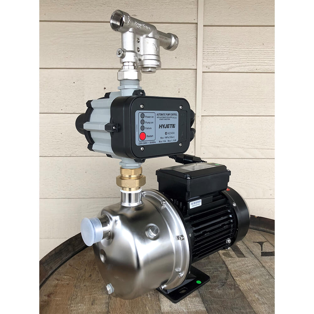 MHR20-550, HSJ550 Pump With MHR20 Aquasaver Rain/mains Changeover Valve