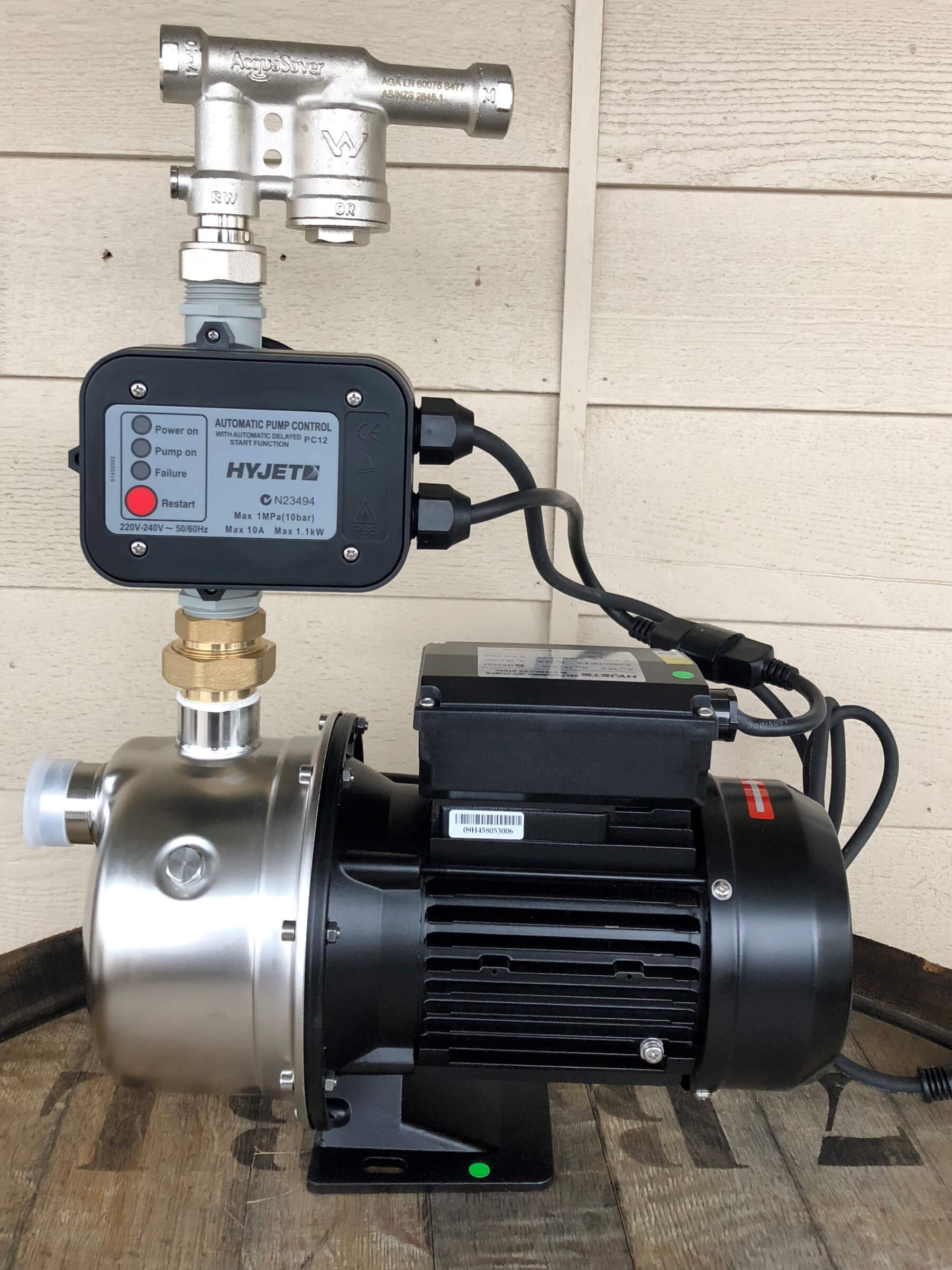 MHR20-550, HSJ550 Pump With MHR20 Aquasaver Rain/mains Changeover Valve - Image 4